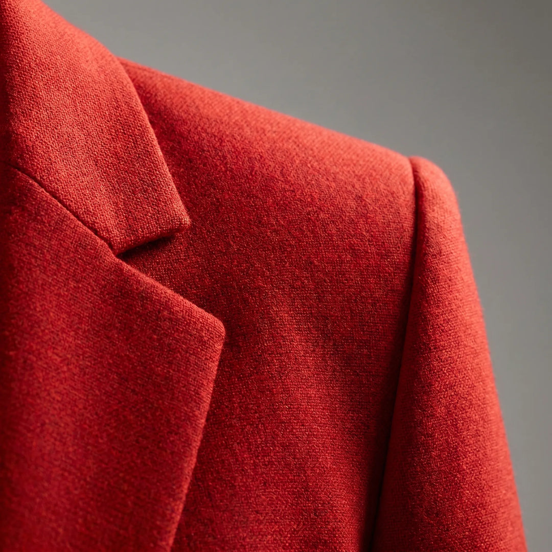 Stijlvolle getailleerde damesblazer met één knoop; perfect voor zakelijke en smart-casual outfits.