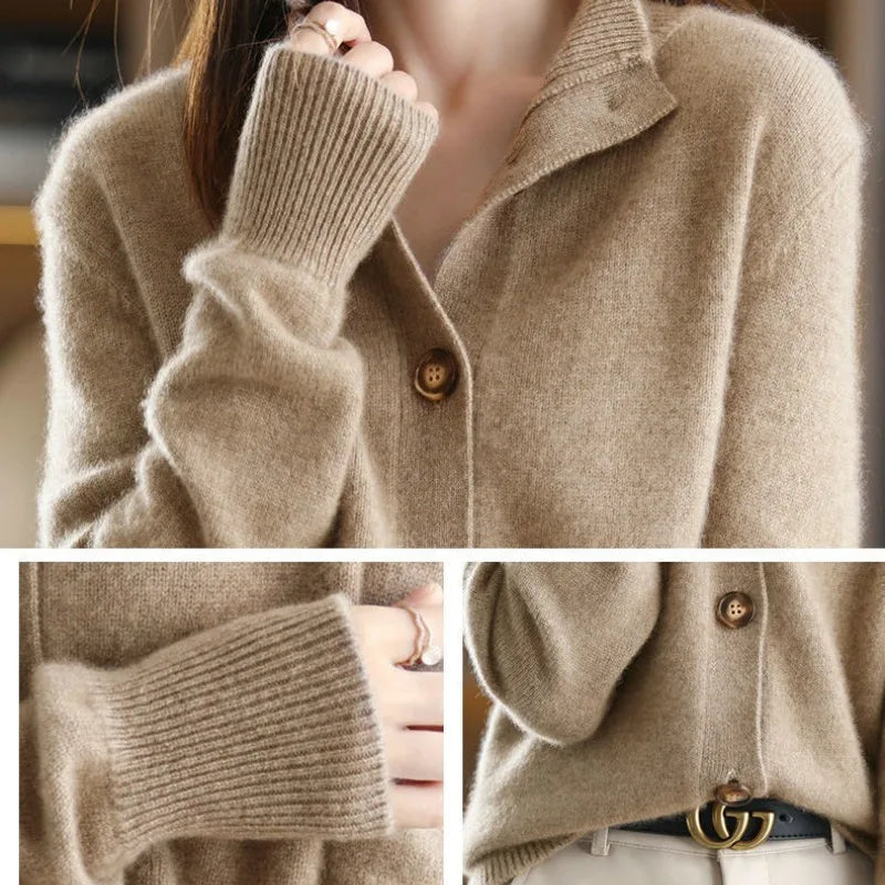 Modieus damesvest met knopen, voegt een comfortabele en elegante laag toe aan je outfit.