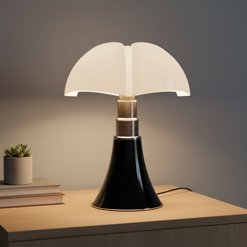 Sfeervolle vintage LED tafellamp voor interieur, energiezuinig sfeerlicht met retro design.