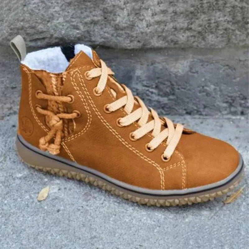 Unisex winterlaarzen, vintage stijl, warm en comfortabel met antislipzool voor heren & dames.