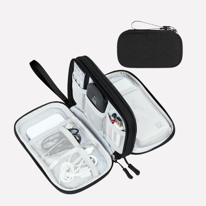 Slim design van de compacte reis organizer, past moeiteloos in elke rugzak of handtas.