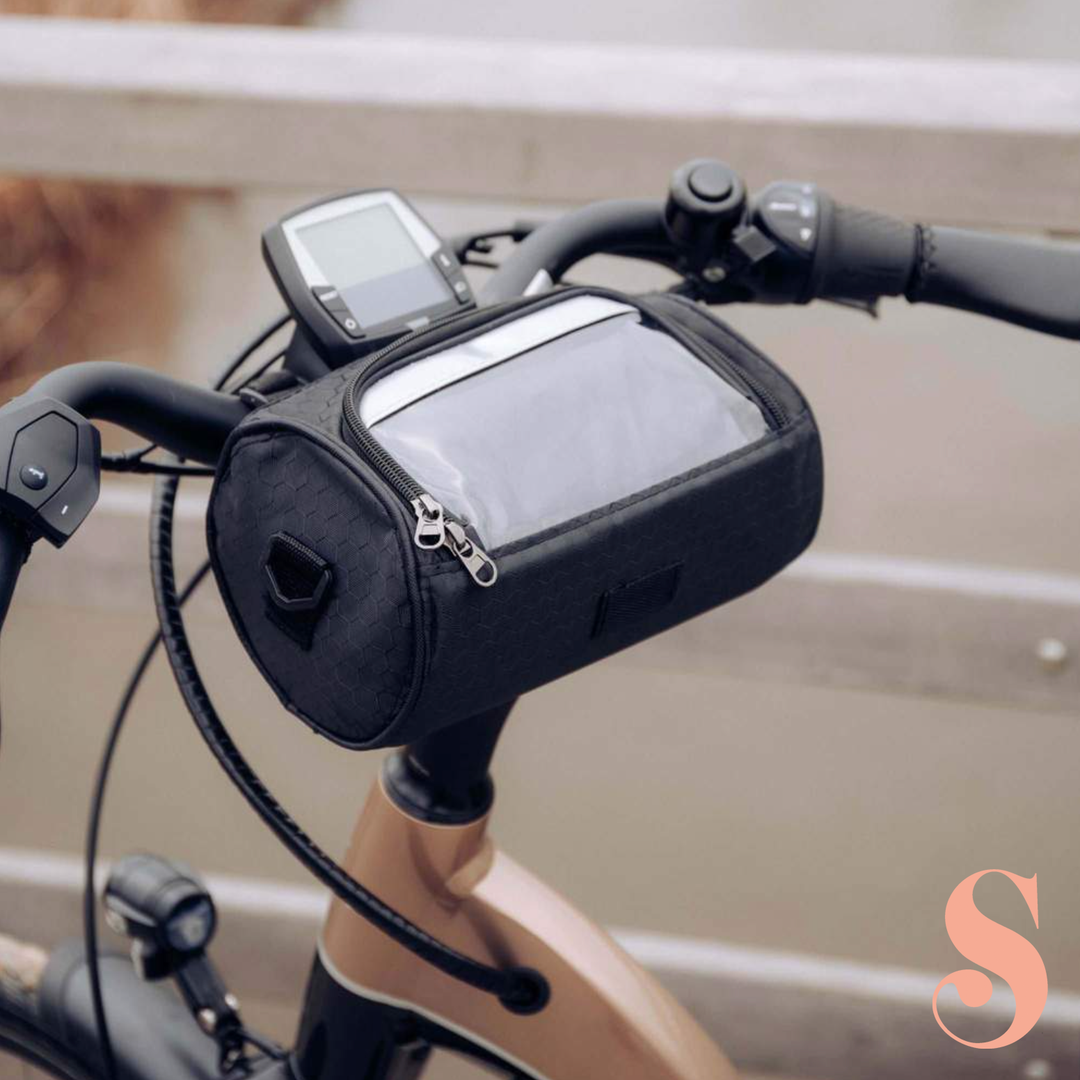 Fietsaccessoire: multifunctionele fietstas met touchscreen telefoonhouder. Voor je sportfiets, stadsfiets of e-bike.