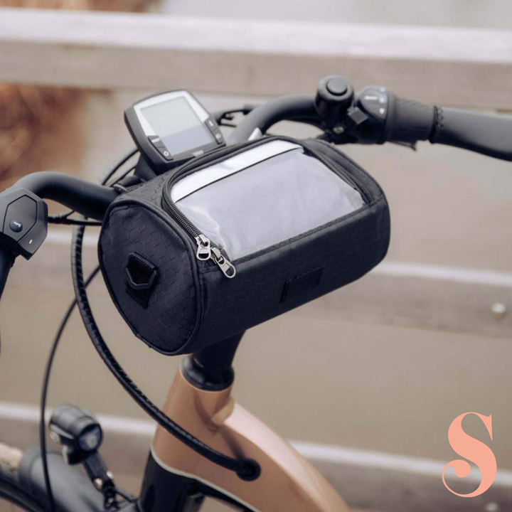 Fietsaccessoire: multifunctionele fietstas met touchscreen telefoonhouder. Voor je sportfiets, stadsfiets of e-bike.