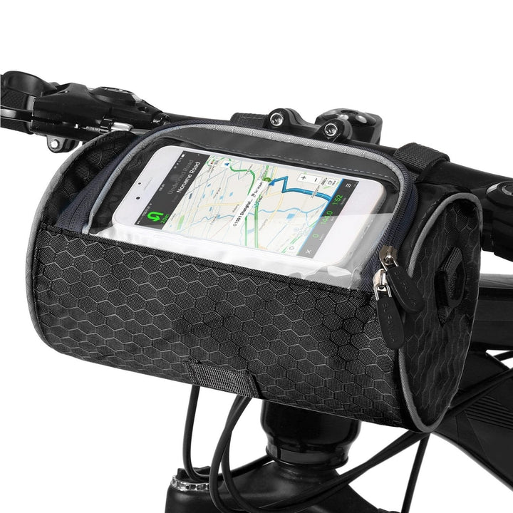 Bestseller fietstas met touchscreen voor smartphone. Waterdichte frametas, ideaal voor veilige navigatie.