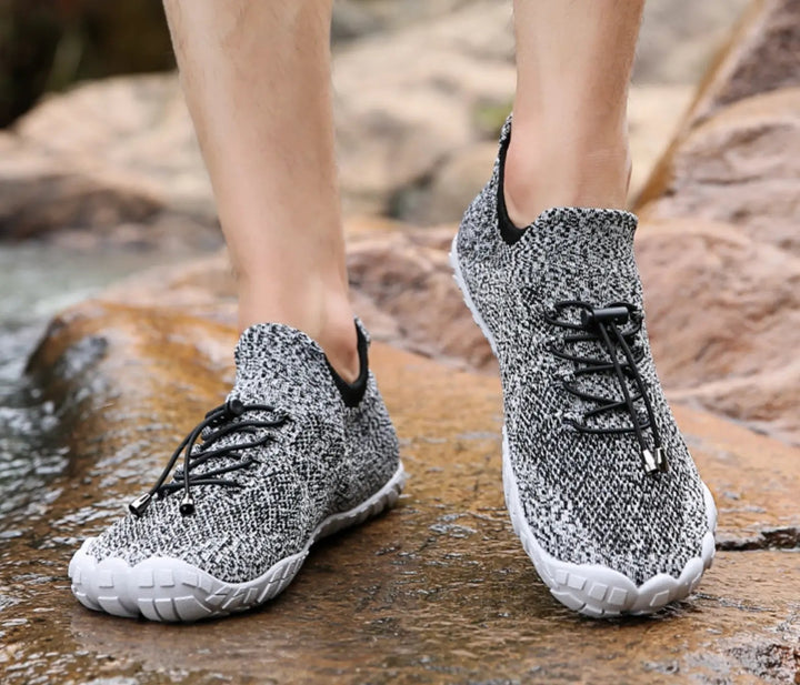 Flexibele barefoot wandelschoenen Alexis, antislipzool voor veilige grip buiten.