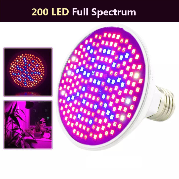 Energiezuinige LED kweeklamp; ideaal voor optimale fotosynthese en sterke binnenplanten.