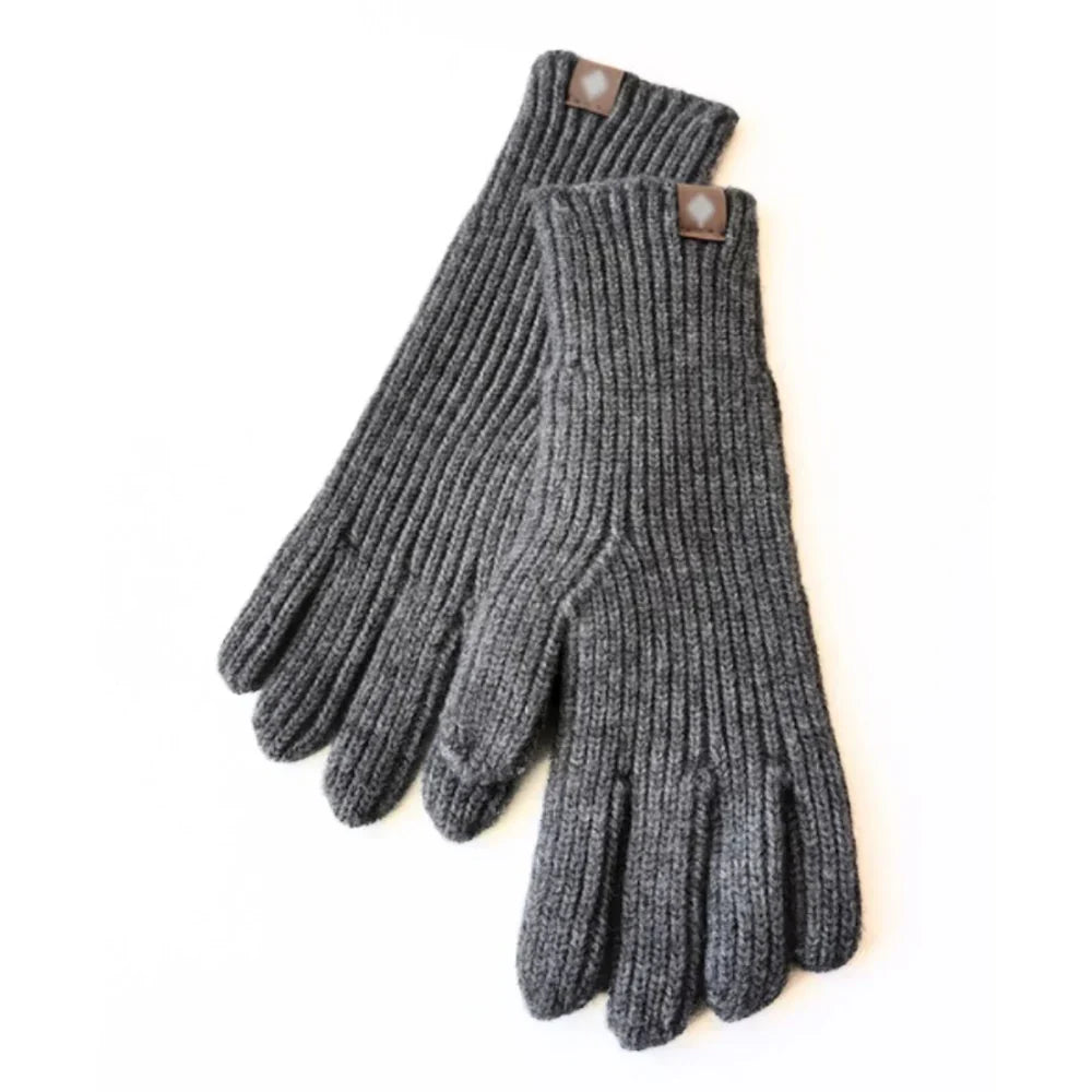Dames handschoenen Elara, zacht gebreid textuur voor comfort en warmte, met touchscreen mogelijkheid.