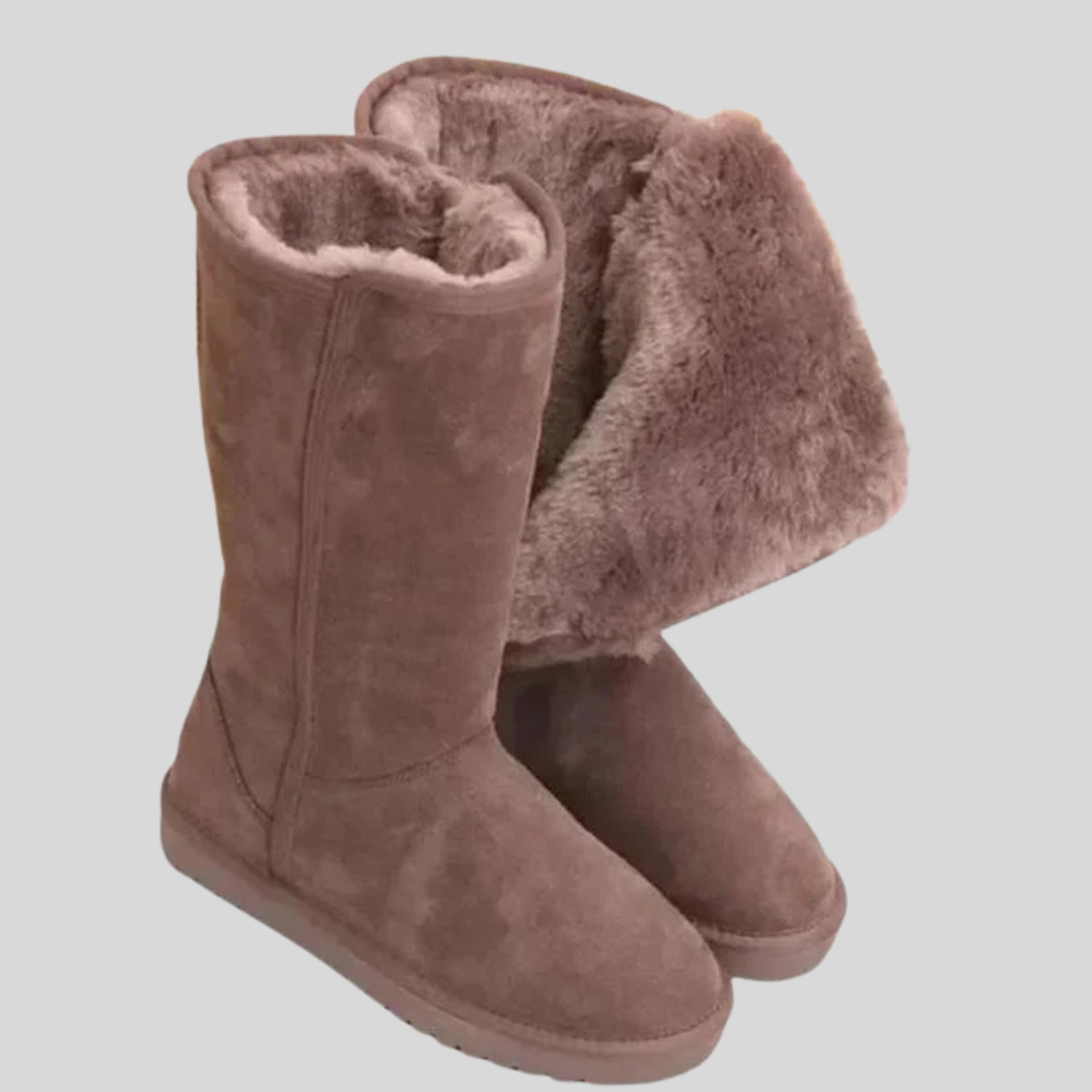 Stella comfortabele dames winterlaars, gevoerd en waterafstotend. Zwarte of bruine boots met grip voor stijlvolle dagen.