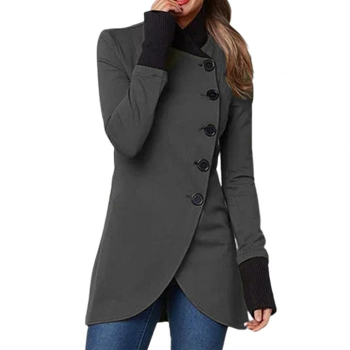 Modieuze warme damesjas, stijlvol en comfortabel. Deze winterjas is perfecte bovenkleding voor een trendy look.