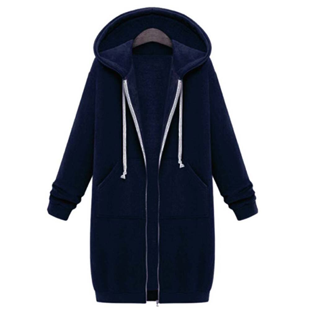Dames lange jas met capuchon, essentiële buitenkleding voor elke stijlvolle vrouw.