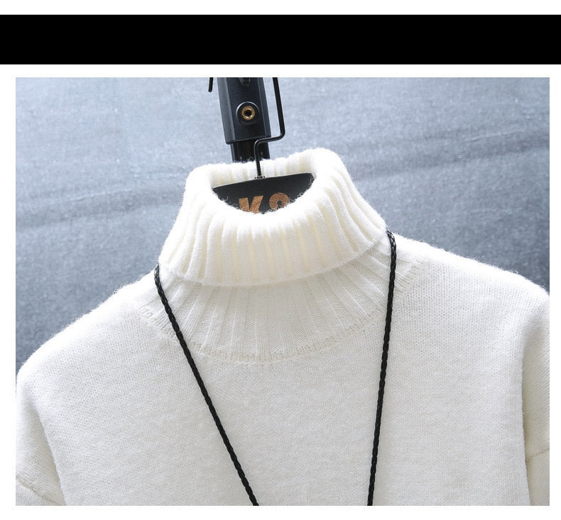 Veelzijdige dikke heren turtleneck, warm en comfortabel. Stijlvolle coltrui, essentieel voor elke mannengarderobe.