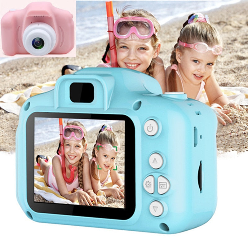 Educatieve HD minicamera, een leuke speelgoedcamera die kinderen introduceert in de fotografie.