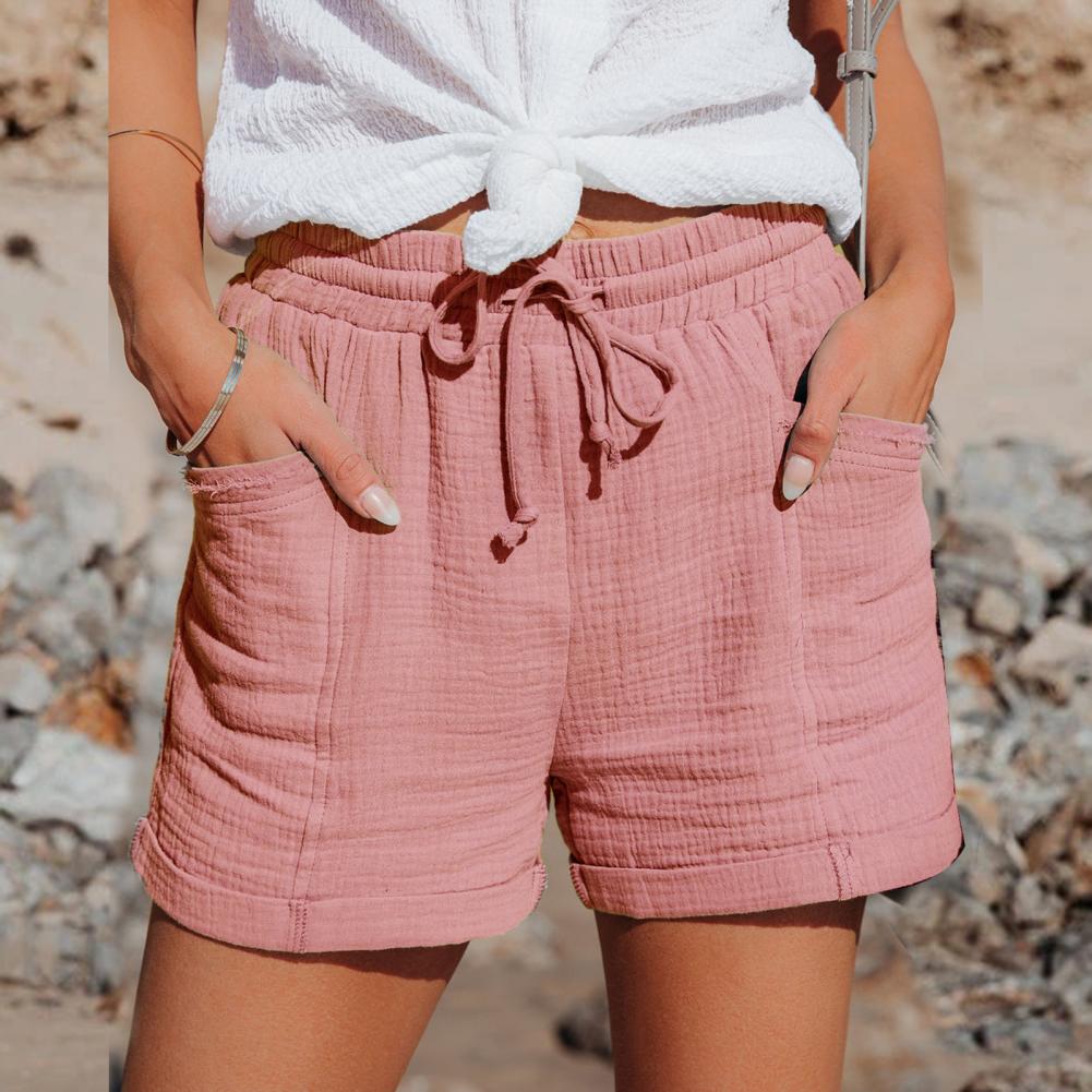 Modieuze en comfortabele dames korte broek, perfect voor casual zomerkleding. Stijlvolle vrijetijdsbroek.