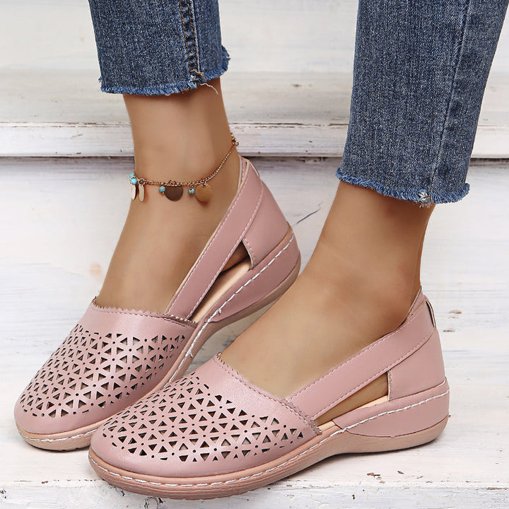 Stijlvolle dames espadrilles, waterdicht en comfortabel, perfect voor zomerse dagen op het strand.
