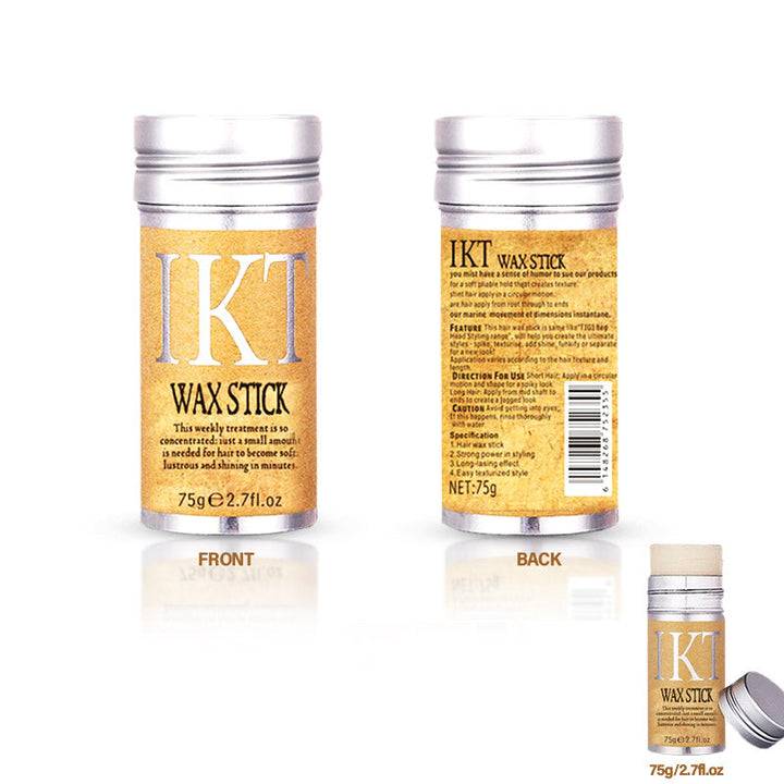 Set van anti-pluis haarwax sticks voor dames, ideaal tegen flyaways en pluizig haar.
