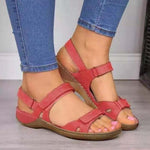 Rode Sandalen