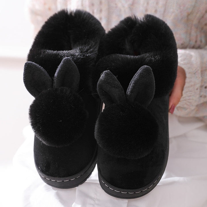 Warme dames huisschoenen, bunny pantoffels, ideaal voor comfort in de winter. Super zacht en knus voor thuis.