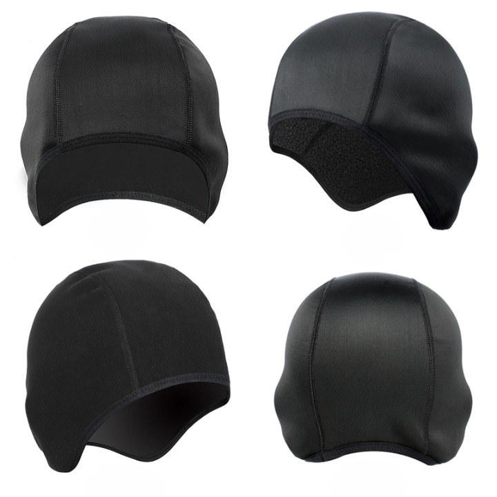 Comfortabele motorhelmvoering, deze uniseks SportShield cap biedt warmte op de motor.