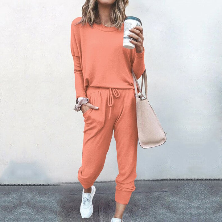 Dames huispak Ally: comfortabel, stijlvol tweedelig loungewear set voor dames.