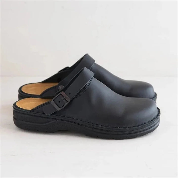 Heren orthopedische clogs in diverse kleuren voor optimale voetondersteuning, comfort en drukverlichting.