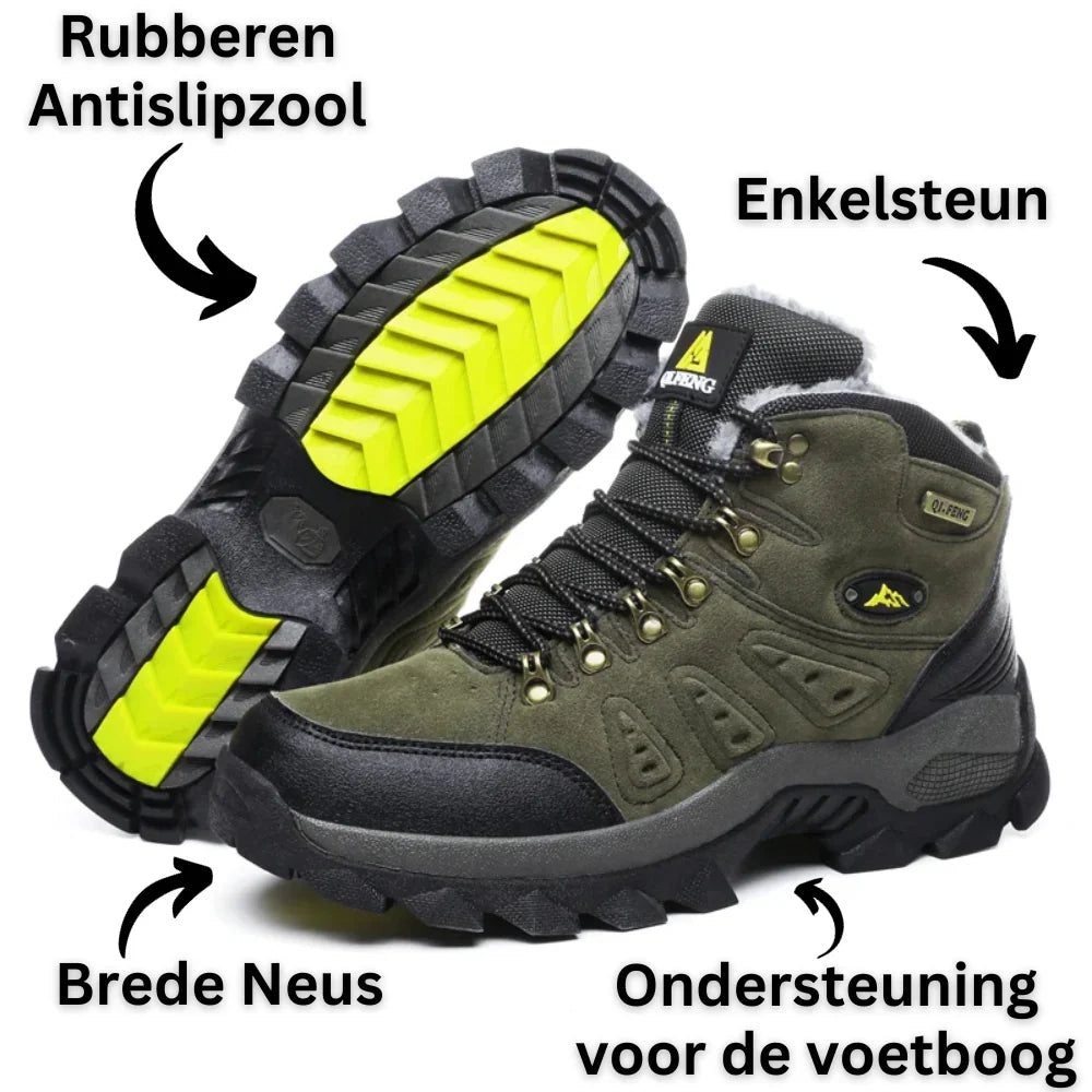 Duurzame waterdichte wandelschoenen voor heren, ontworpen voor comfort en stabiliteit op elk terrein.