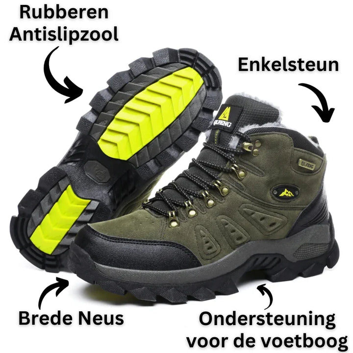 Duurzame waterdichte wandelschoenen voor heren, ontworpen voor comfort en stabiliteit op elk terrein.