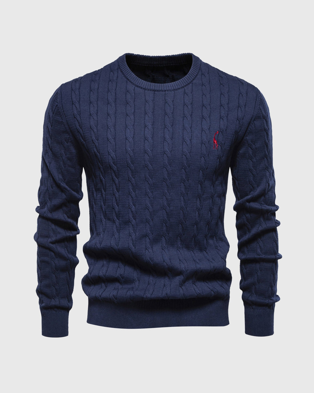 Modieuze heren ribgebreide sweatshirt. Casual, veelzijdig en comfortabel voor alle seizoenen. Stijlvolle look.