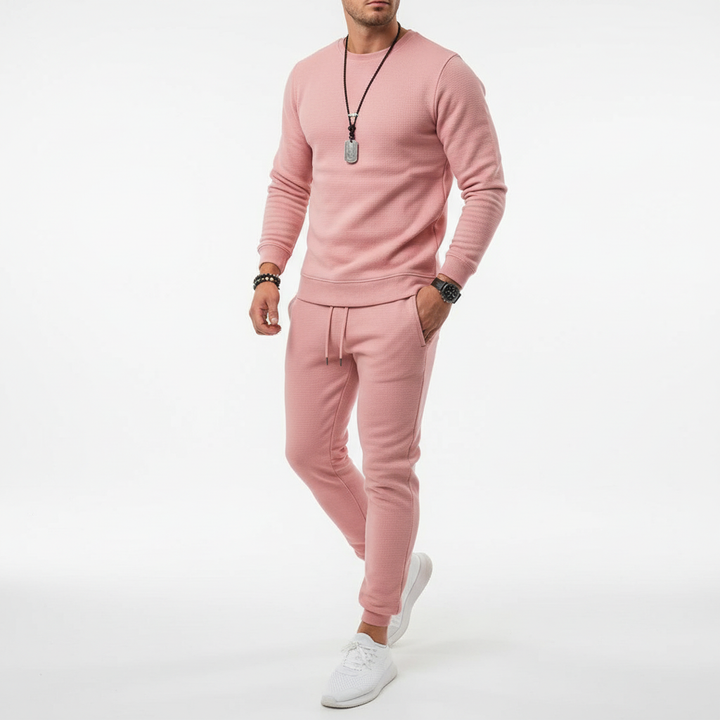 Modieus heren trainingspak set Kirk in strak design, ideaal voor een sportieve en trendy look. Activewear heren.