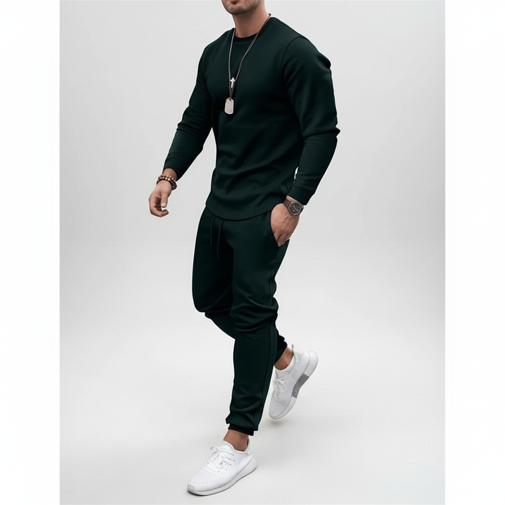 Veelzijdig Kirk heren trainingspak, geschikt voor fitness, hardlopen of een casual dag; comfortabele herenkleding.