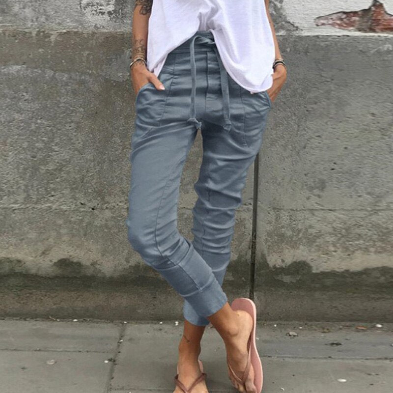 Volledige outfit met trendy damesbroek: comfortabel en stijlvol voor elke dag. De veelzijdige ComfyPants™ casual modebroek.