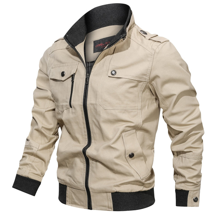 Heren winterjack, winddicht en warm voor koude dagen. Stijlvolle casual bovenkleding.