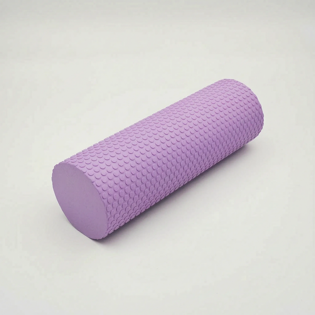 Duurzame fitnessroller met ergonomische textuur voor effectieve diepe weefselmassage en spierherstel.