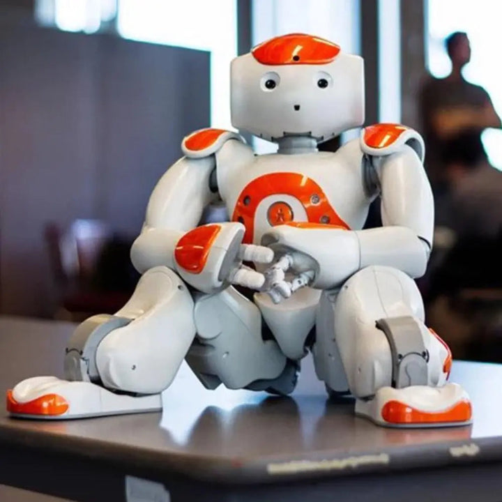 Interactieve speelgoedrobot voor kinderen, een perfect educatief cadeau dat uren speel- en leerplezier biedt.