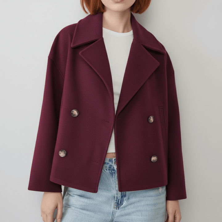 Stijlvolle Jessica dames jas, korte en tweerijige blazer, ideaal voor een elegante uitstraling.