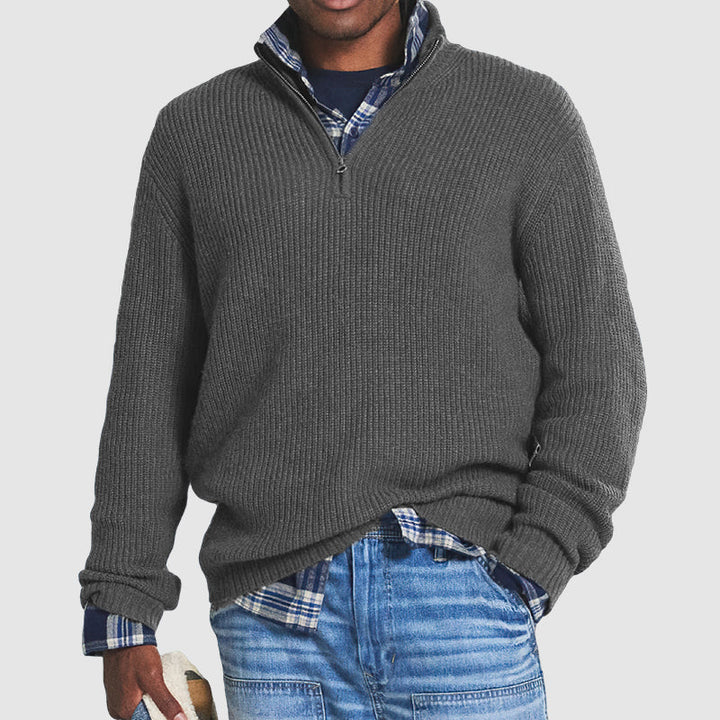 Hoymans heren ronde hals trui, een tijdloze en comfortabele pullover. Essentieel basisstuk voor heren casual mode.