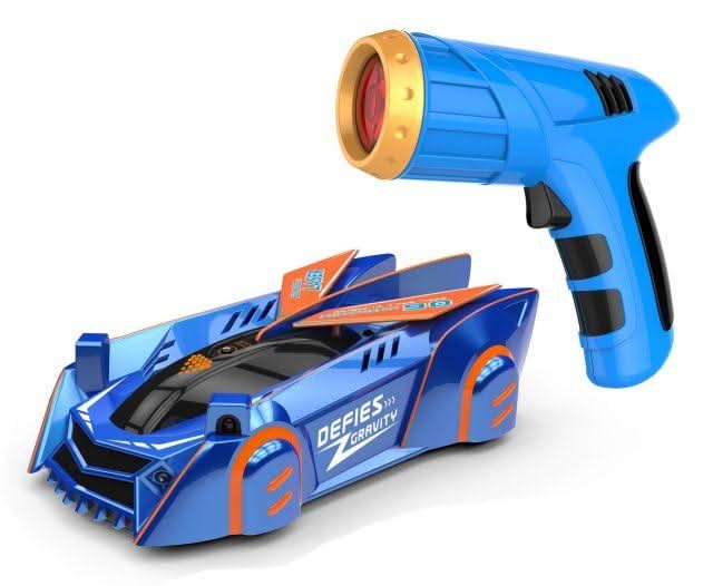 Eenvoudig te besturen laser RC auto, rijdt op muren. Een fantastische wandklimmer voor kinder speelgoed plezier.