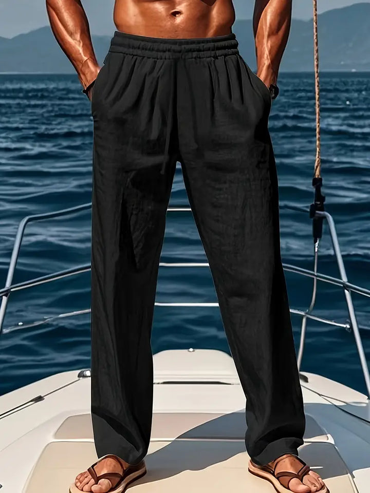 Veelzijdige Luke smart-casual herenbroek in moderne pasvorm, perfect voor een stijlvolle dagelijkse look. Lente/zomer.