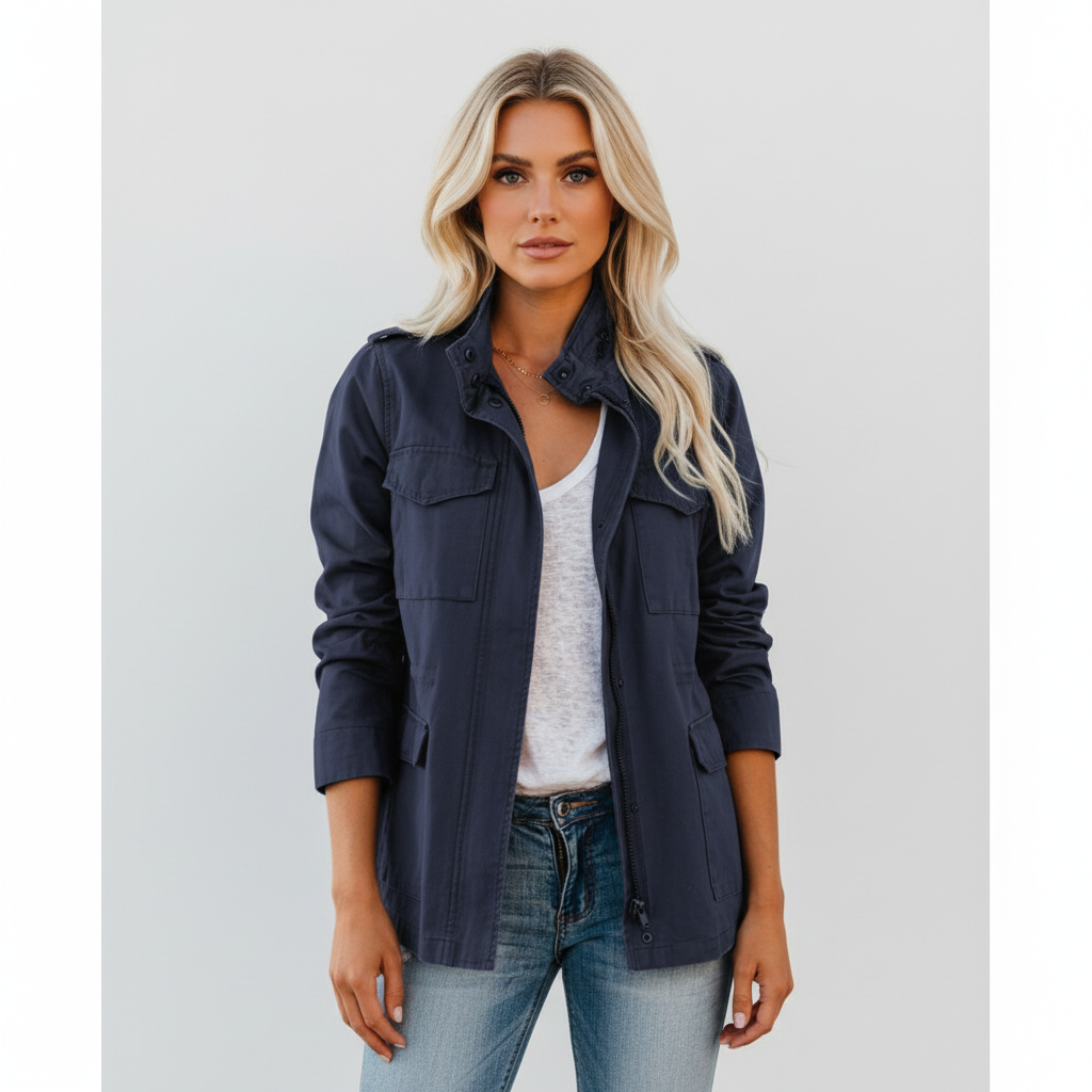 Dames Lichte Overgangsjas Julia: comfortabel, modieus en perfect voor de lente of herfst. Jouw nieuwe favoriete buitenkleding.