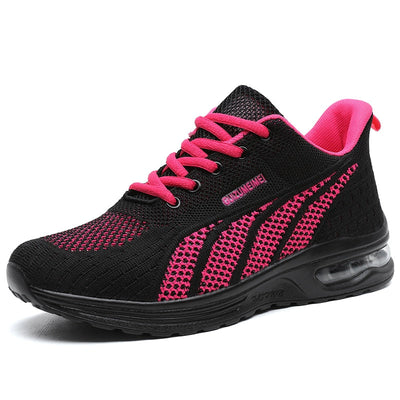 Stijlvolle en ademende Gina dames sneakers, de perfecte lichtgewicht optie voor casual comfort.