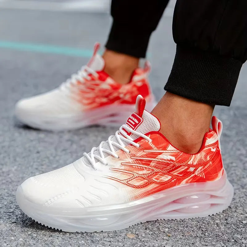 Flexibele heren veterschoenen, ondersteunend en comfortabel voor lange dagen.