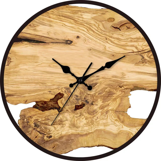 Rond transparant design wandklok Glimmor, stille acryl klok, een moderne blikvanger.