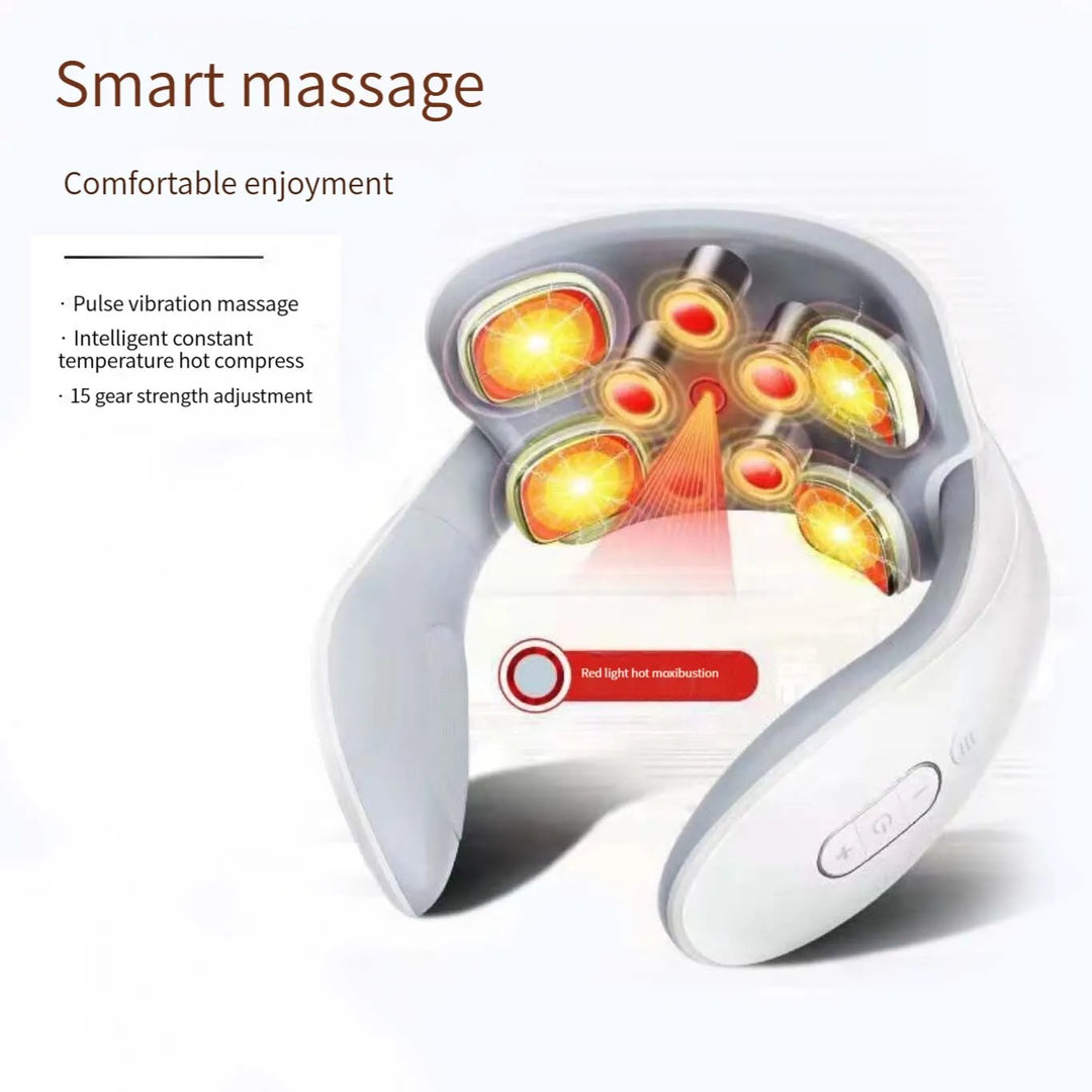 Nek ontspanner met verschillende standen, perfect voor persoonlijke massage en spierontspanning.