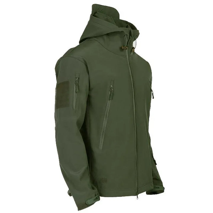 Ideale outdoor jas voor heren, warme militaire winterjas met wind- en waterafstotende eigenschappen.