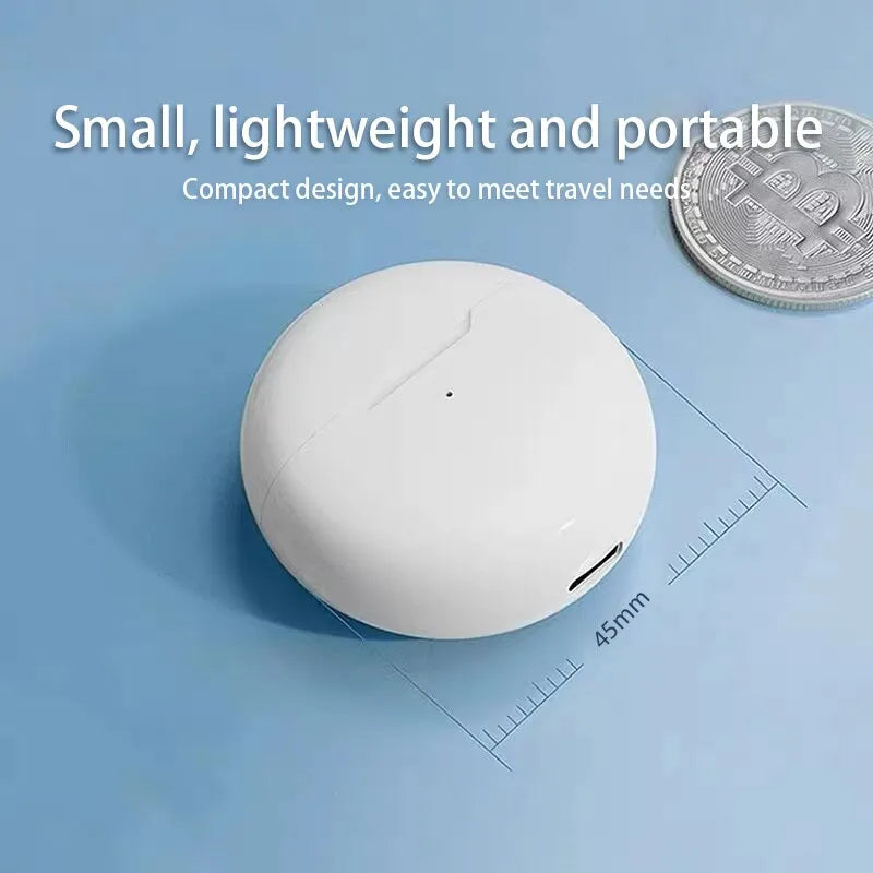 Compacte draadloze in-ears, perfecte gadget voor onderweg; geniet overal van top geluid en muziek.