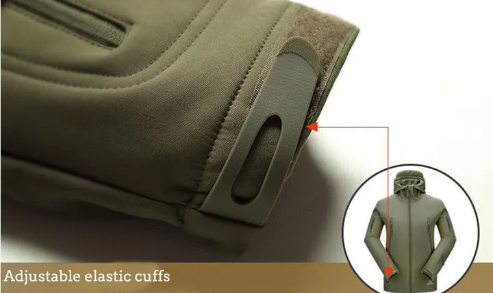 Comfortabele casual heren winterjas met een stoere militaire look, geschikt voor dagelijks gebruik.