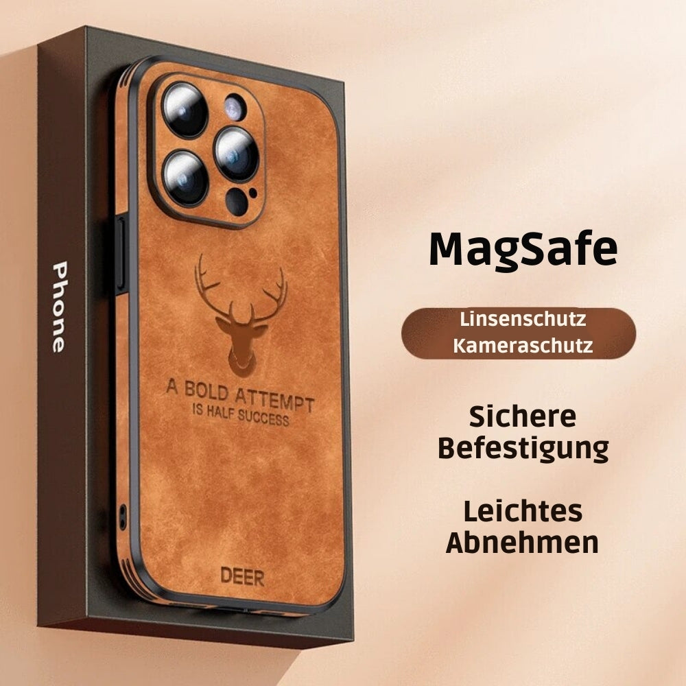 Verfijnd leren iPhone hoesje, biedt superieure bescherming en een premium gevoel.