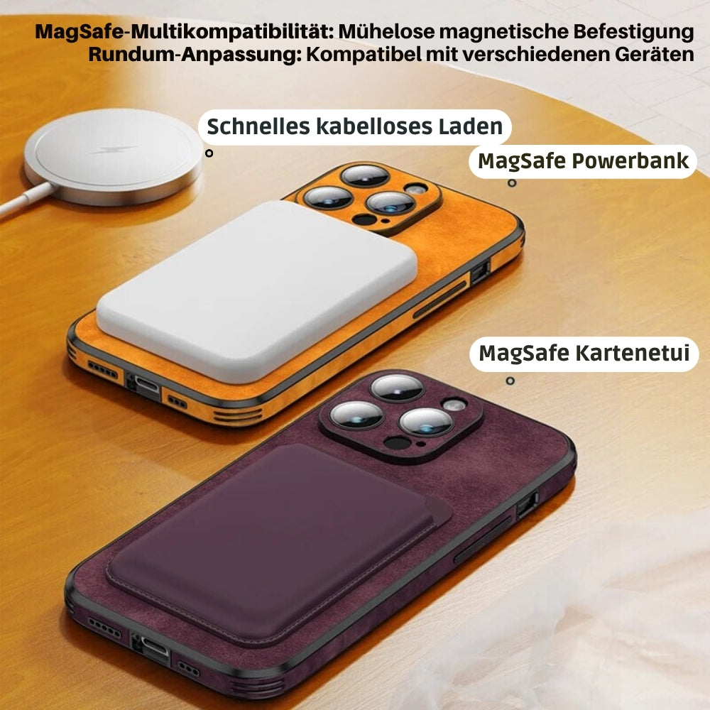 Trendy leren iPhone hoesje met perfecte pasvorm en geavanceerde schokbestendigheid.