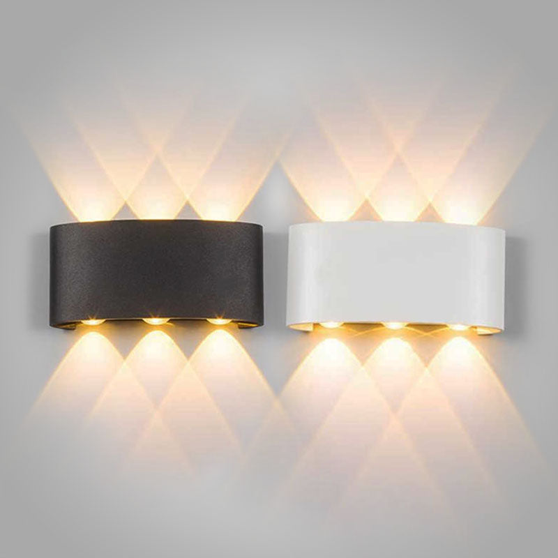 Energiezuinige LED muurlamp voor binnen & buiten, strak modern design, duurzaam aluminium.
