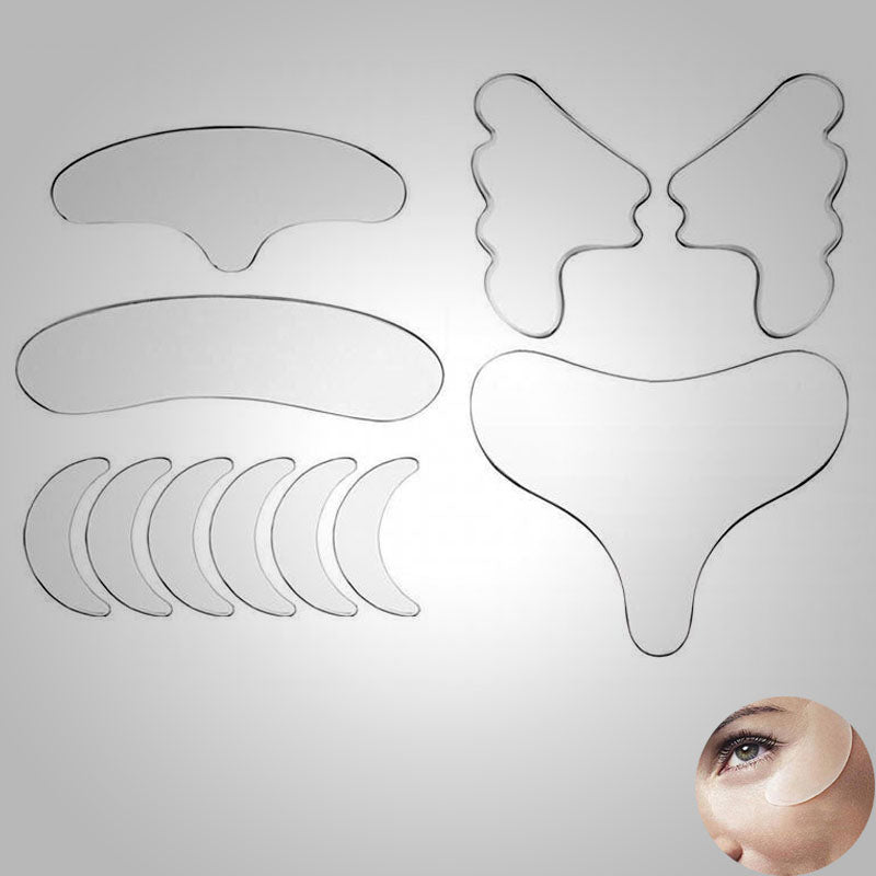 Herbruikbare anti-rimpel patches set voor thuisgebruik, gladdere huid gegarandeerd.