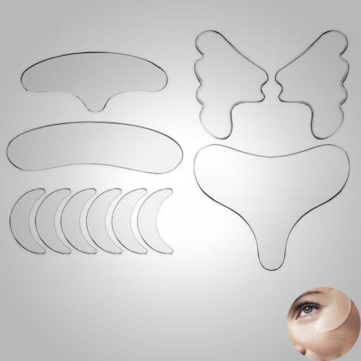 Herbruikbare anti-rimpel patches set voor thuisgebruik, gladdere huid gegarandeerd.